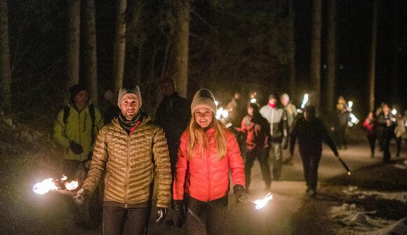 Fiaccolata a Riscone