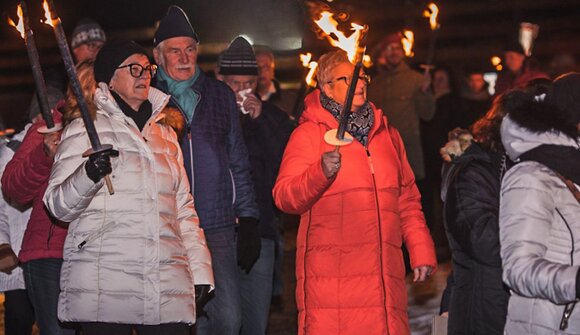 Fackelwanderung in Altrei