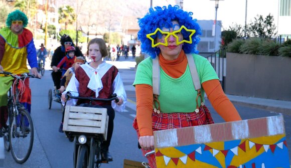 Carnevale in bicicletta