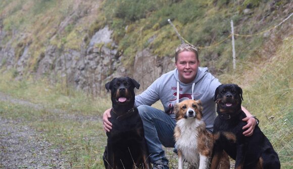 Escursione con il cane con H. Conci