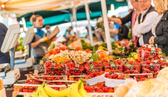 Wochenmarkt in Bozen