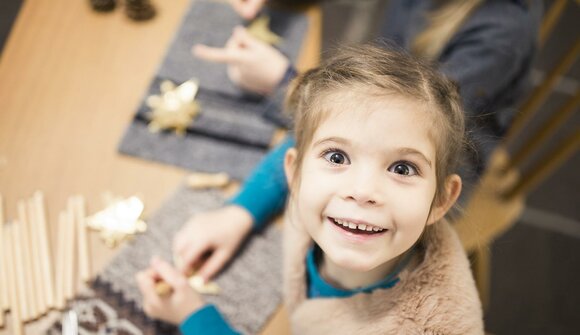Glitter workshop for children