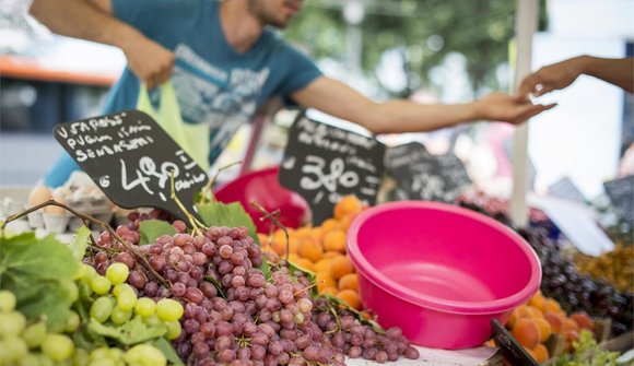 Pentecost-market in Merano