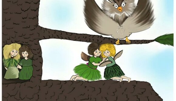 A day in the larch forest