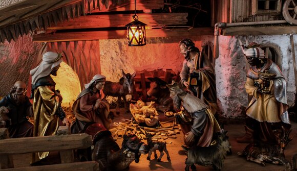 Presepi ai piedi del Castello