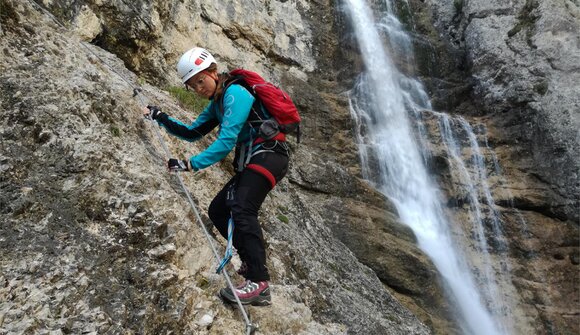 Alpinschule: einfache Klettersteige