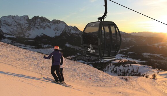 Aperitivo Sunset Skiing in Carezza