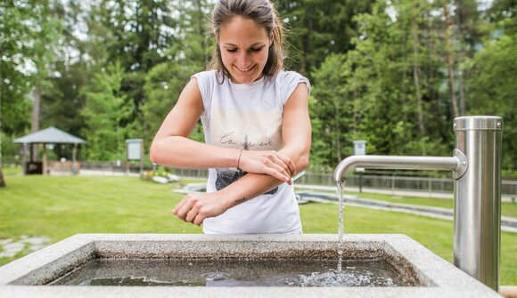 Kneipp Benessere con i getti d'acqua