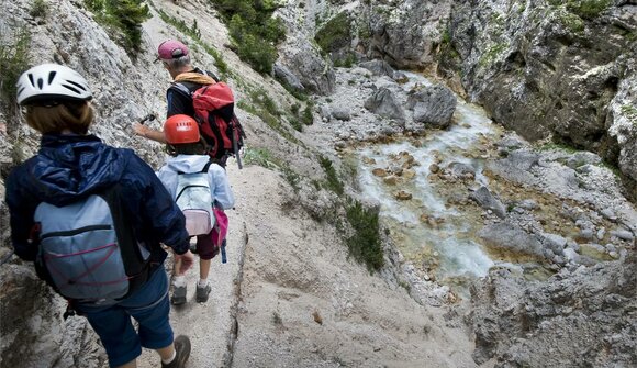 Arrampicata: via ferrata Fanes