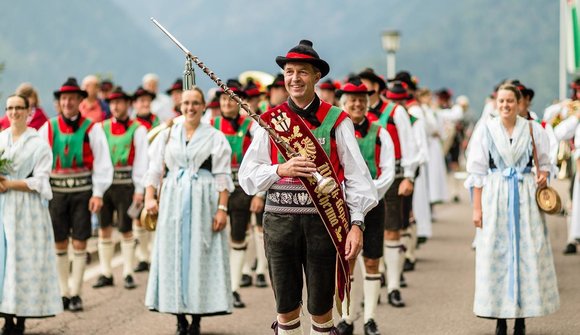 Concert by the Scena town band