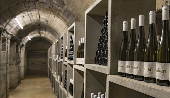 Wine tasting at the bunker