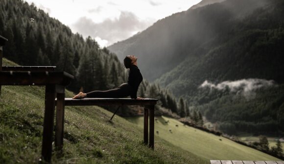 Yoga am Eishof im Pfossental