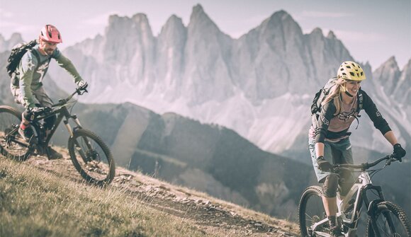 Trail-surfing on the Plose