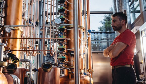 Visita alla distilleria Unterthurner