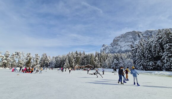 Magia invernale al Lago di Fiè